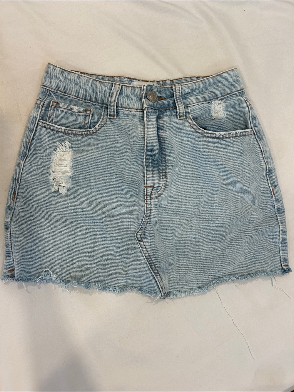 Denim Mini Skirt
